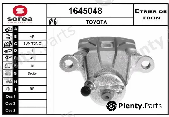 Snra 1645048 — Brake Caliper