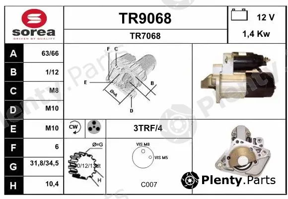 Snra TR9068 — Starter