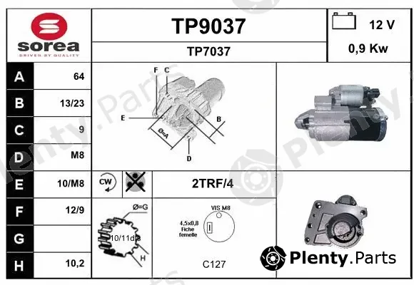 Snra TP9037 — Starter