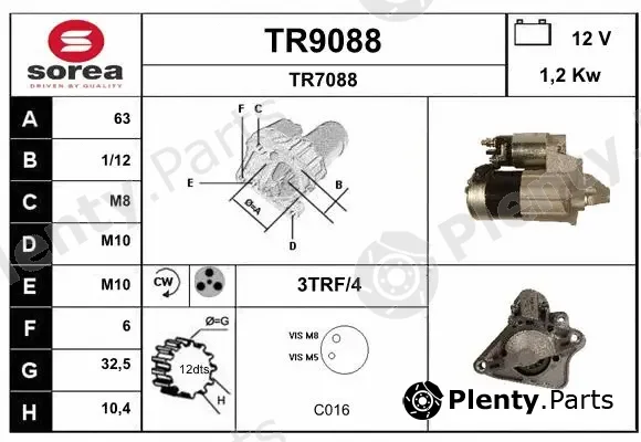 Snra TR9088 — Starter