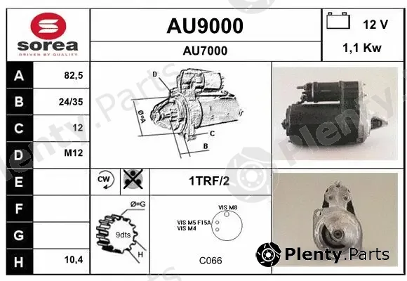 Snra AU9000 — Starter