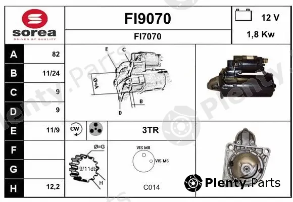 Snra FI9070 — Starter