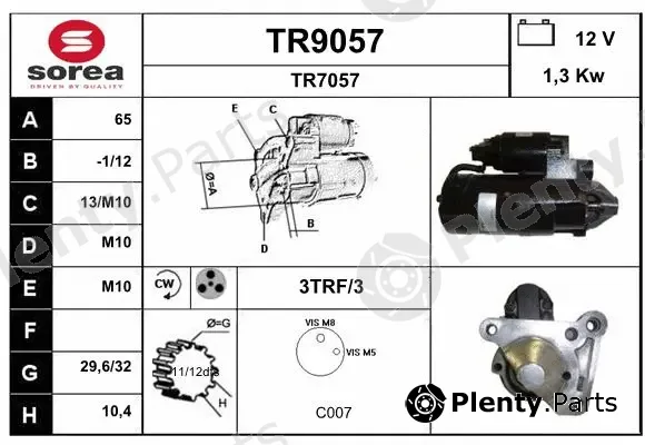 Snra TR9057 — Starter