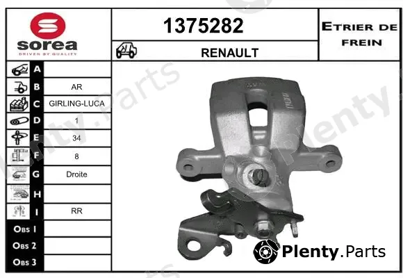 Snra 1375282 — Brake Caliper