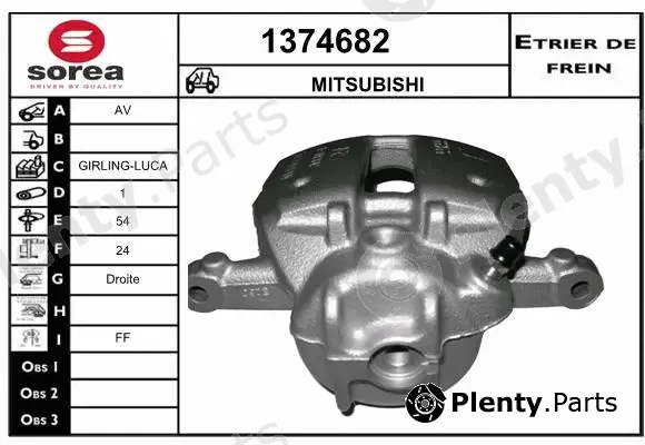 Snra 1374682 — Brake Caliper