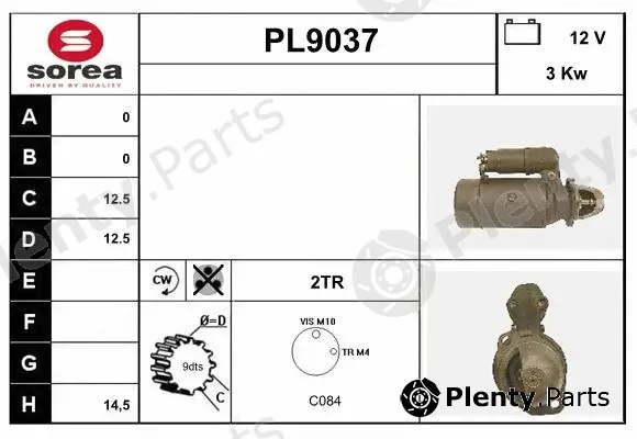 Snra PL9037 — Starter