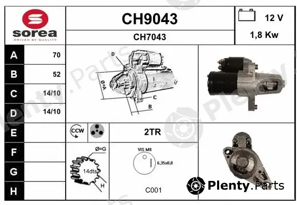 Snra CH9043 — Starter