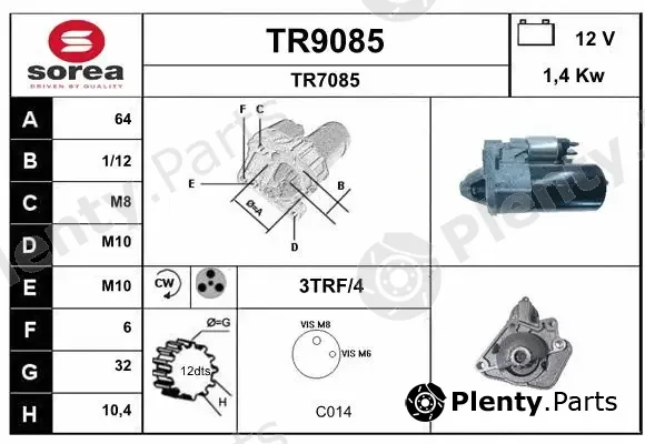 Snra TR9085 — Starter