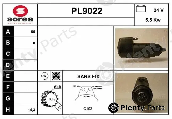 Snra PL9022 — Starter