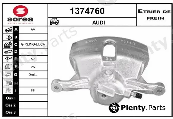 Snra 1374760 — Brake Caliper