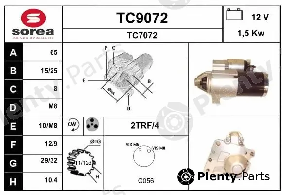 Snra TC9072 — Starter