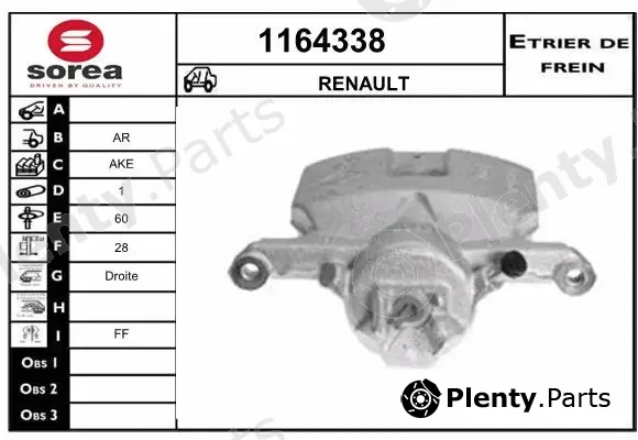 Snra 1164338 — Brake Caliper