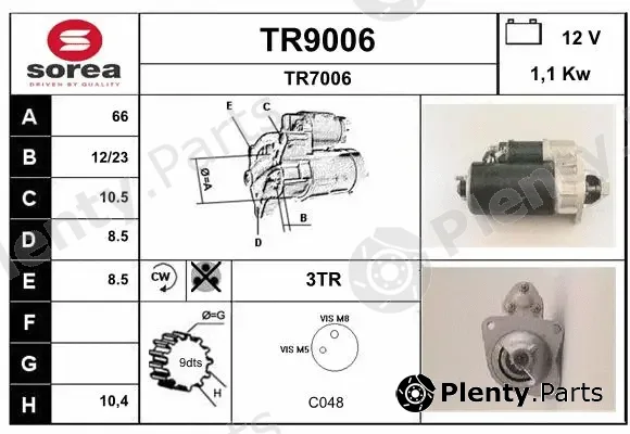 Snra TR9006 — Starter