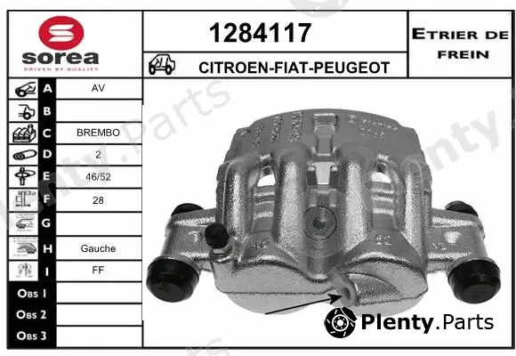 Snra 1284117 — Brake Caliper