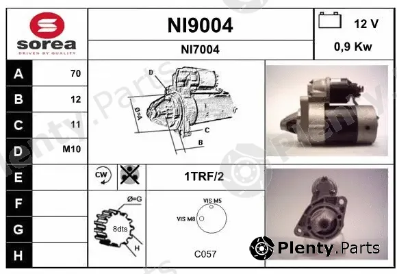 Snra NI9004 — Starter
