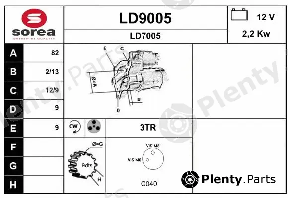 Snra LD9005 — Starter