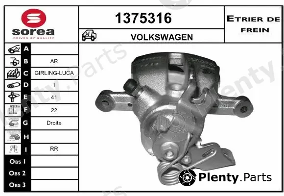 Snra 1375316 — Brake Caliper