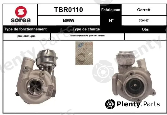 Snra TBR0110 — Charger, charging (supercharged/turbocharged)