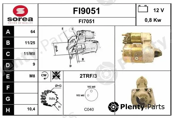 Snra FI9051 — Starter