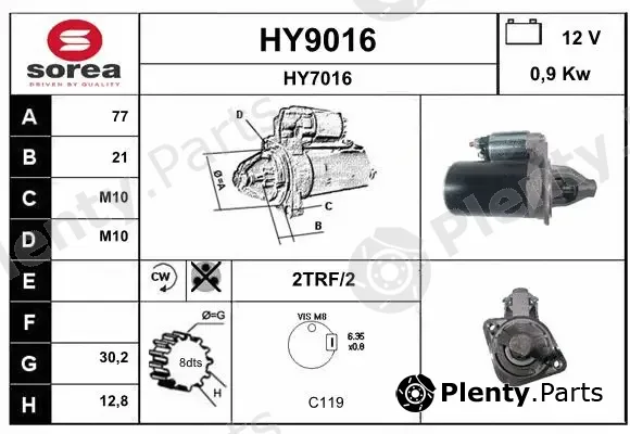 Snra HY9016 — Starter