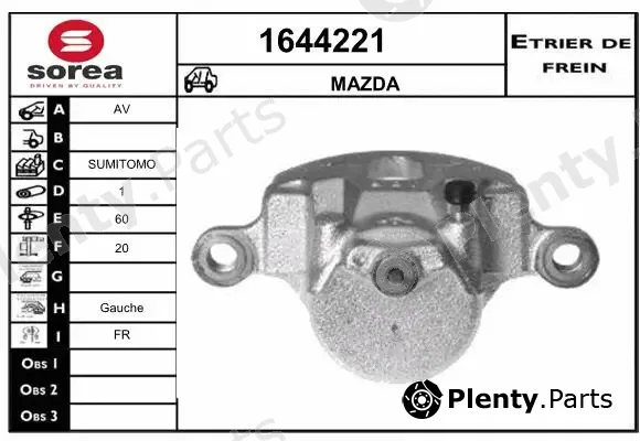 Snra 1644221 — Brake Caliper