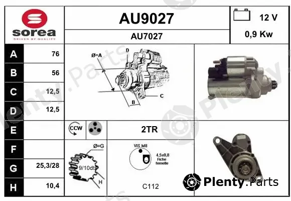 Snra AU9027 — Starter