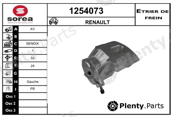 Snra 1254073 — Brake Caliper