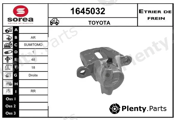 Snra 1645032 — Brake Caliper