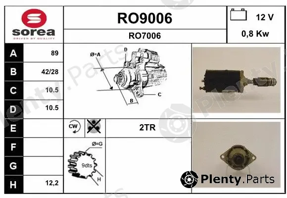 Snra RO9006 — Starter
