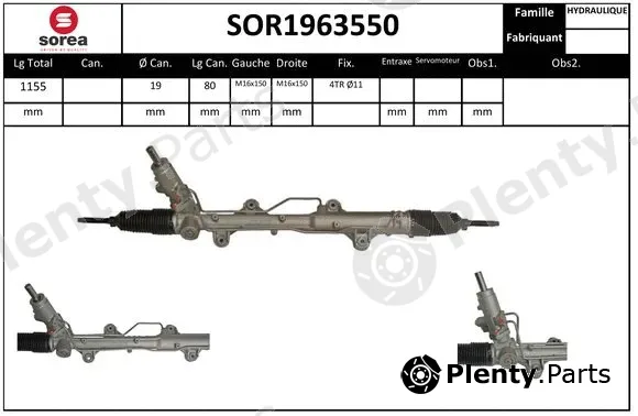 Snra SOR1963550 — Steering Gear