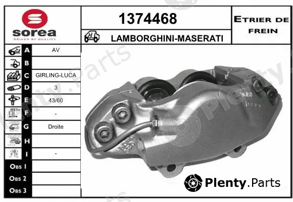 Snra 1374468 — Brake Caliper