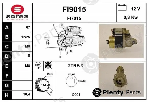Snra FI9015 — Starter