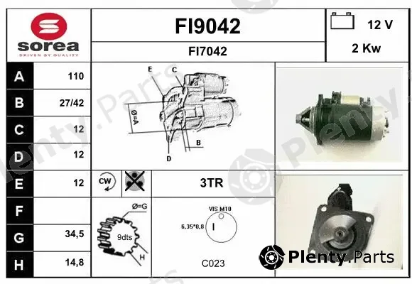 Snra FI9042 — Starter