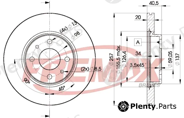 Fremax BD-5056 — Brake Disc