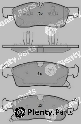 Fremax FBP-1850 — Brake Pad Set, disc brake