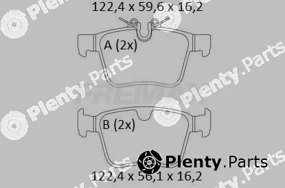 Fremax FBP-2617 — Brake Pad Set, disc brake