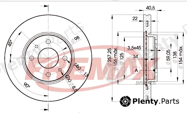 Fremax BD-1650 — Brake Disc