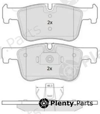 Fremax FBP-1873 — Brake Pad Set, disc brake