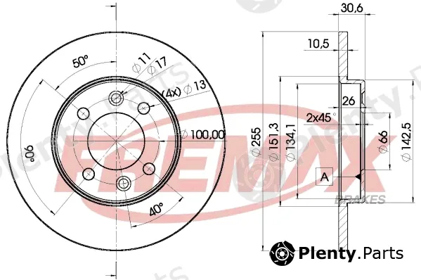 Fremax BD-4192 — Brake Disc