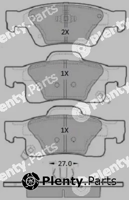 Fremax FBP-1941 — Brake Pad Set, disc brake
