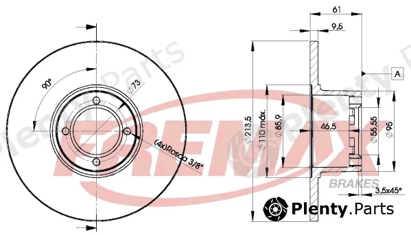Fremax BD-2612 — Brake Disc