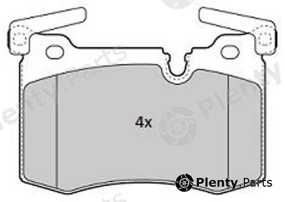 Fremax FBP-1847 — Brake Pad Set, disc brake