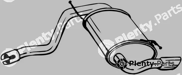 Bosal 200-251 — Rear Muffler