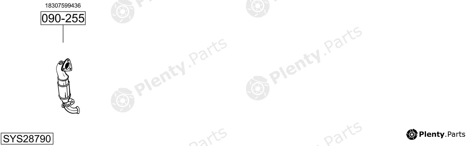 Bosal SYS28790 — Exhaust System