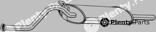 Bosal 278-981 — Rear Muffler