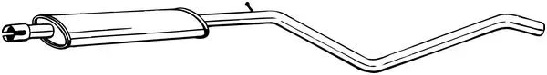Bosal 285-455 — Centre Muffler
