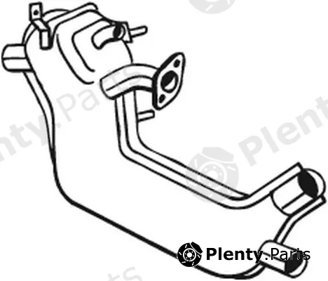 Bosal 233-001 — Front Muffler