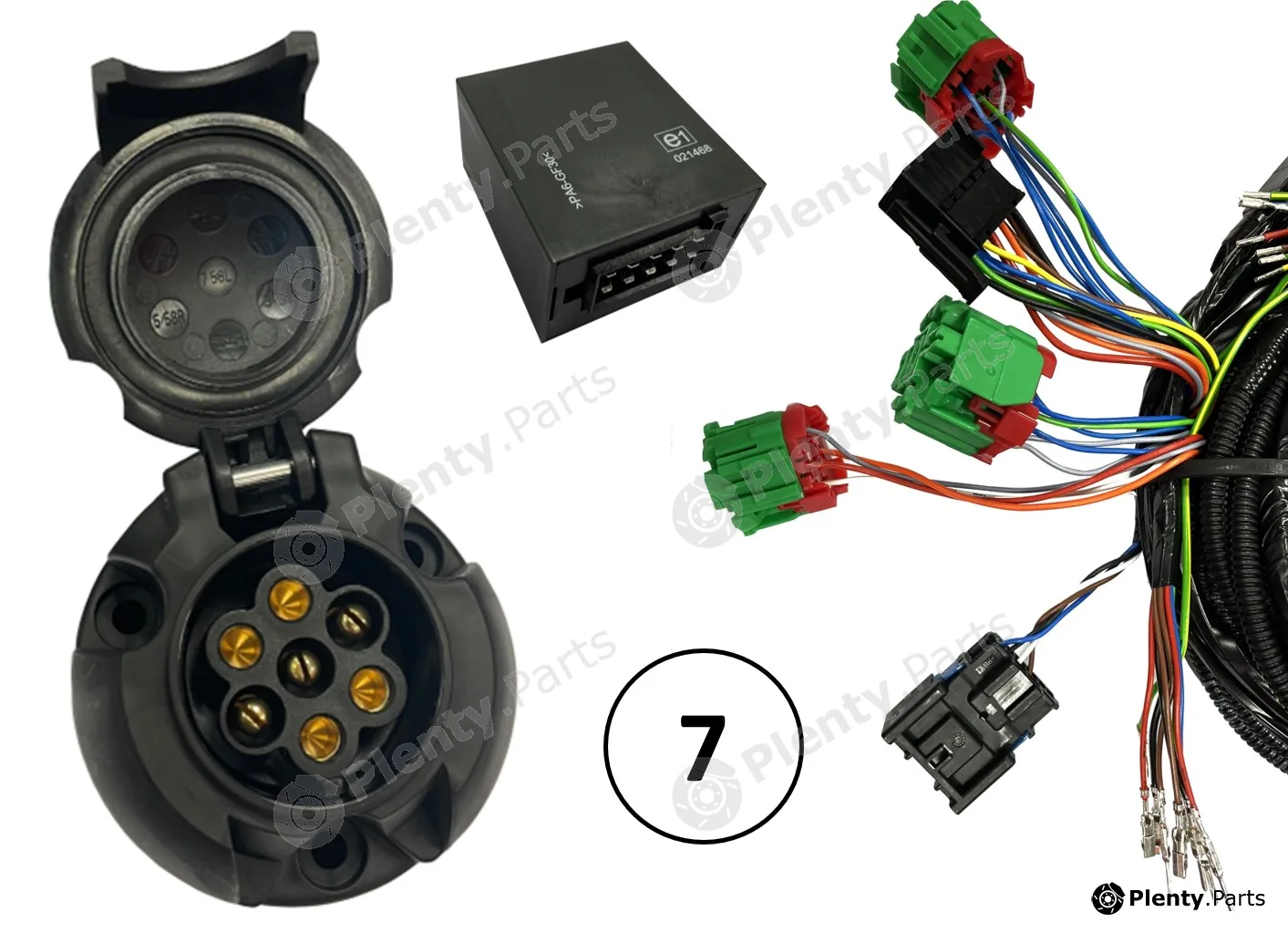 Bosal 015-538 — Electric Kit, trailer hitch