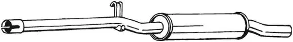 Bosal 233-233 — Centre Muffler