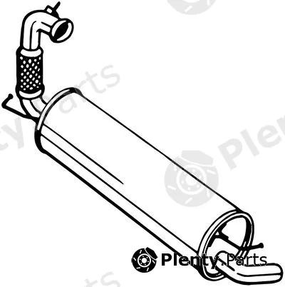 Bosal 200-143 — Rear Muffler